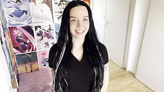 Hot 18yo German Girl CassySweet Gets Naked On Sex Site - Big Tits & Piercings!