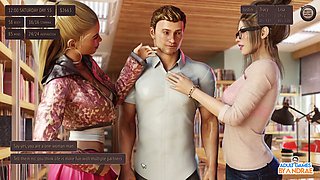 Get into some wild porn games with a deep first threesome adventure