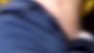 Sexy MILF Teasing Her Big Cameltoe in Tight Blue Jeans