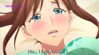 Sexy Beauty with Big Breasts Moaning and Cumming from my Cock(Hentai Sex) Eng Sub