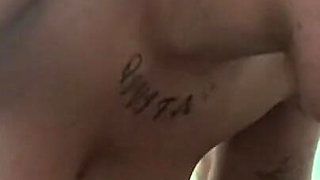 Giving Milk in the Mouth of the Hot Pregnant Woman