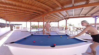 Marie & Chloe - Topless Pool