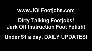 Are Your Ready For Your Daily Foot Fetish Fuck Session Joi