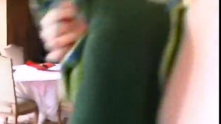 Blonde ass fucked on the lawn by group of people