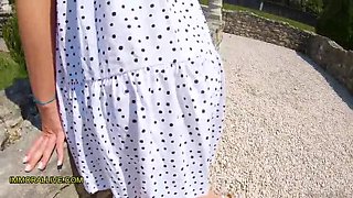 Petite Busty Stepmom Fucks Her Big Cock Son in Roman Style - Hot Taboo Anal