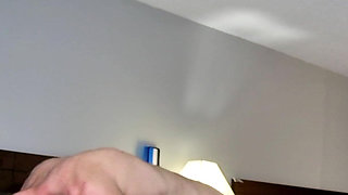 She’s Takes It on All Fours and End up Dangling off Bed, Struggle to Put It in Her Ass at End