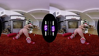 Masturbating Under New Year's Tree - Solo - Sexlikereal