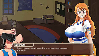 One Piece - Pirate Trainer Part 5 Horny Nami's Panties by Loveskysanx Edit