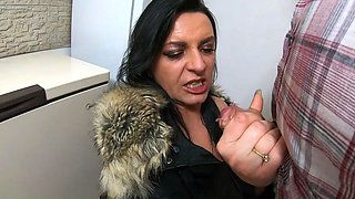 Yoga pants, cameltoe, hard masturbation and cumshots by MilfyCalla: Porn