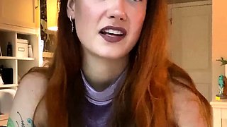 Amateur pantyhouse webcam teen strips and strokes her vagina