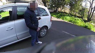 Amateur Teacher Miss Creamy Public Blowjob Swallow Caught Outdoor Risk Flash