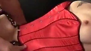 Chubby Jolie Noir in Red Lingerie Gets Fucked by Stud