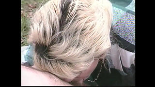 Open Air Anal for Hot Blonde with Big Tits