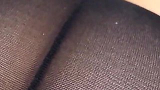 Pantyhose on my ass + your sperm