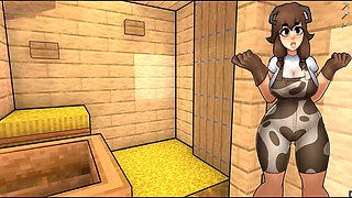 Cosplay fun with big-busted black girls in anime-style action
