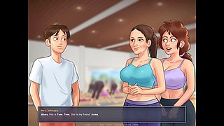 Glamour, yoga milf, full story