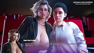 Huge Tits Stepmom Gets Horny In Public Cinema - Apocalust - Taboo Hentai Game - #2