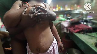 Huge boobs wali didi ko step brother ne khoob choda kitchen me- full hindi audio with real moaning