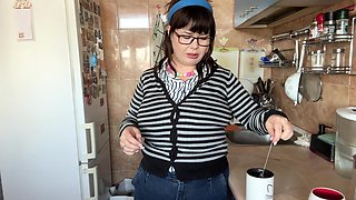 Tea Transformation-breast Expansion, Popping Buttons