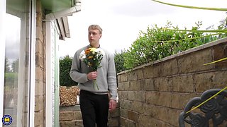 Milf Aurora Is Having A Blind Date With A Young Guy