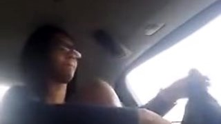 Ebony Coed Babe Car Twerk