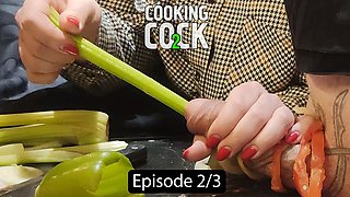CBT. Extreme Dick and Urethral Torment in the Kitchen! Cooking Cock 2. Episode 2/3. Full.