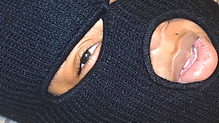 Come Get this Pussy Naughty mystery black fatty Msmeatz lays on her back for Black Cock