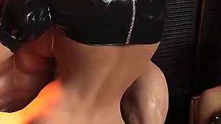 BDSM Threesome Anal Gag Ball and Domination
