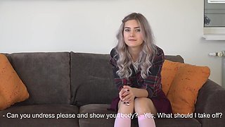 Tieny Mieny. The Youngest Virgin With Shows Her Hymen And Masturbates