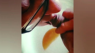 Nasty BBW Takes Mick Stabbers Piss in Her Mouth