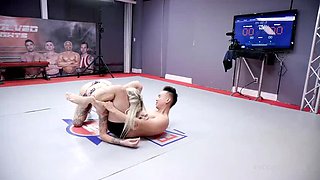 Cassidy Luxe Gets Dominated by James Bang in Wild Wrestling Sex Fight