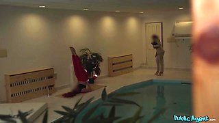 Martin Gun Risks Passion by a Public Poolside