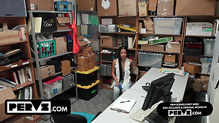 Bonnie Grey and Maya Bijou Make a Deal with the Security Officer