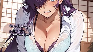 Edging contest with Kan'u Unchou - manga porn JOI featuring facesitting and female domination
