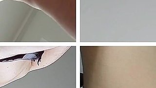 Amateur Wife Fingers Pussy Orgasm with Moans. Latina Big Ass, Big Tits.