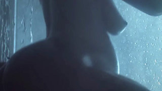 Pregnant Widowmaker Getting Her Tight Purple Pussy Fucked From Behind & Creampied