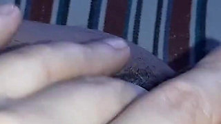 I Masturbate My Innocent Unshaven Pussy While My Parents Are at Work