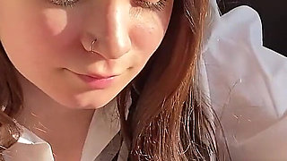 Stepdaughter Prevents Stepfather Play a Computer Game. but She Sucks Dick Well with a Swallow Part 1