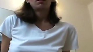 Small titted sister fucked by brother mad when condom breaks