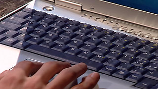 Blonde Secretary Care, Start with Deep Throat, Pussy Riding