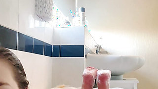 Put That Phone Down and Wash My Tits in the Bath with Me