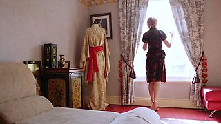 Teen slut foot fetish cock rub