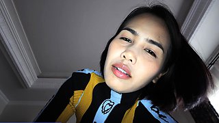 Hot Thai MILF cutie stars in a horny homemade porn video