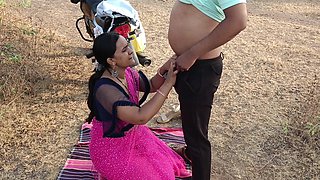 Cute Kavita Bhabhi Fuck with Boyfriend Tatya Cheating on Husband in Jungle