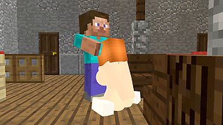 Fabulous manga porn animation featuring Minecraft Jenny and Xhatihentai