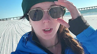 Walking on the Beach Calls for a Quick Orgasm!