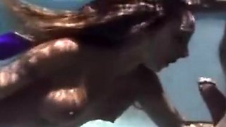 Beautiful Brunette Big Boobs Rides Fake Cock