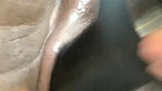 Closeup Squirting Pounding My Pussy with Monster Dildo