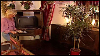 German Pussy Dripping with Thick Sticky Cum