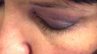 Big Butt Mature BBW Arina Loves Stuffing the Poolcue in Her Unshaved Pussy